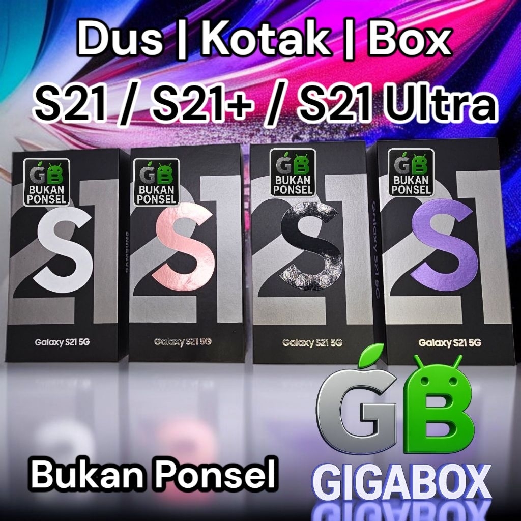 

Box Galaxy S21 S21 Plus S21 Ultra Kardus Only Kotak Fullset
