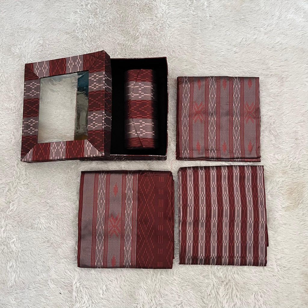 Kain Tenun Sarimbit/Couple Sutra Khas Bugis  “Limited Edition”