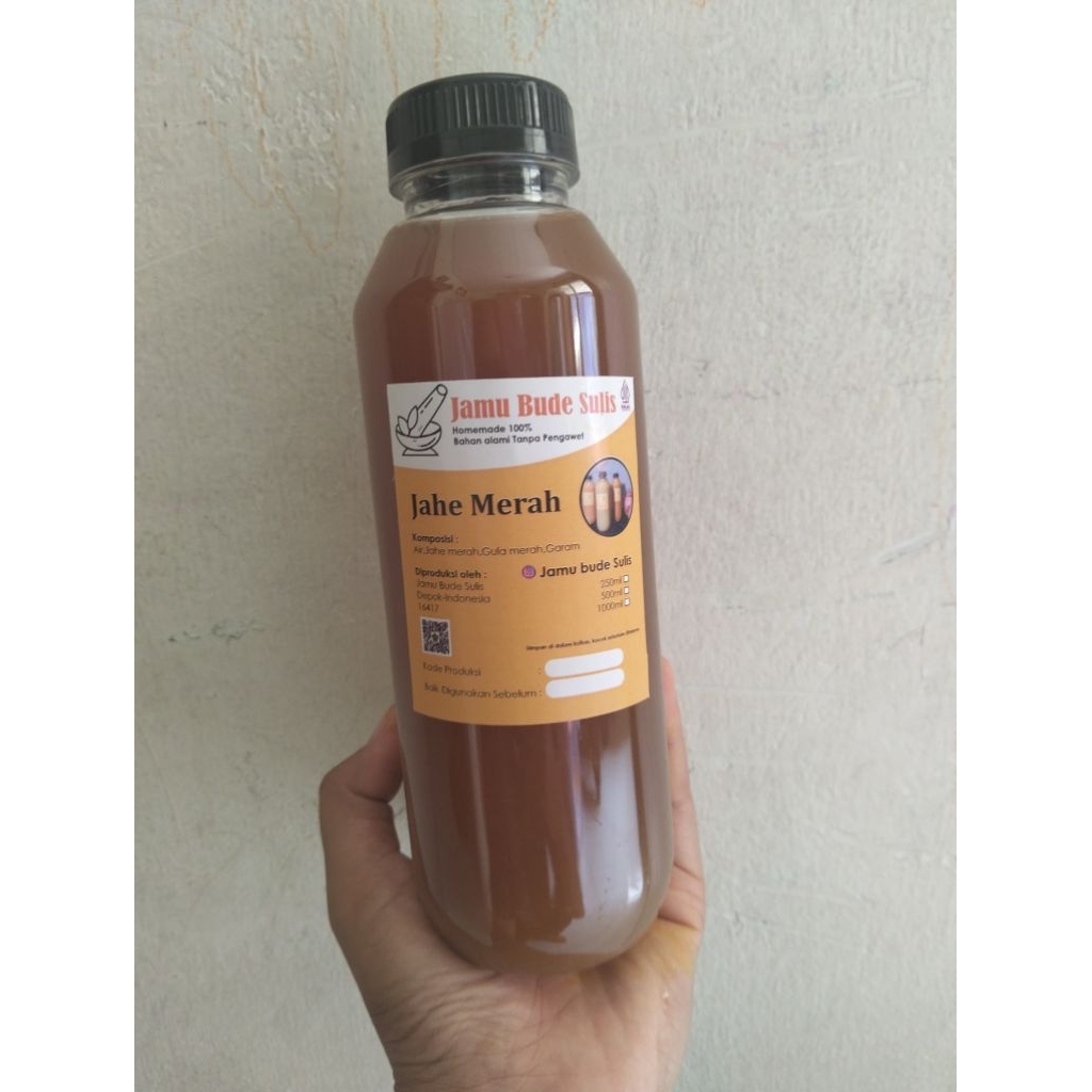 

jahe merah 500ml jamu bude sulis