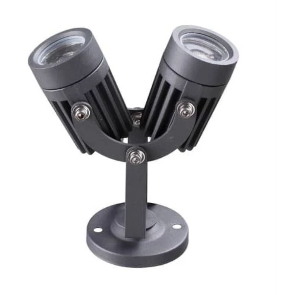 krisbow Lampu Taman Double 2 Cabang 6W LED Outdoor