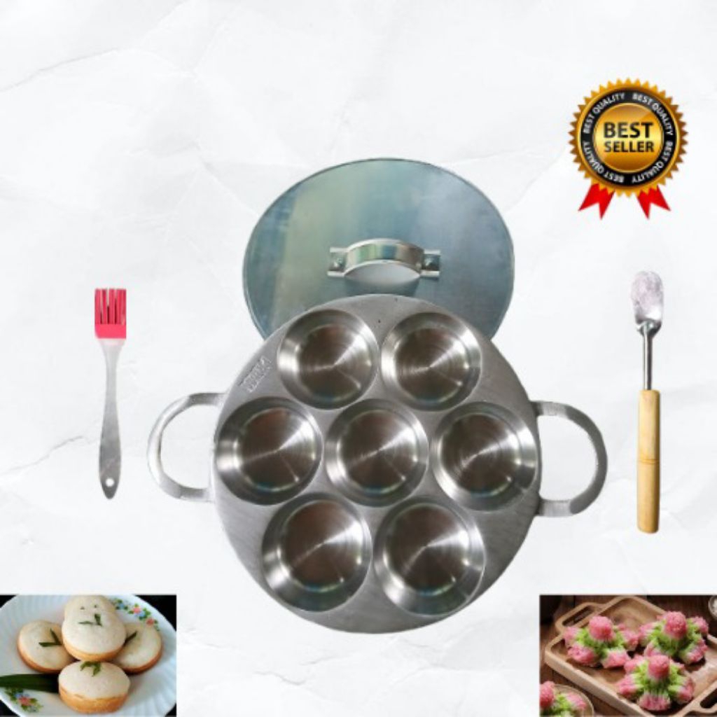 cetakan kue bikang prima super tebal 7 lubang