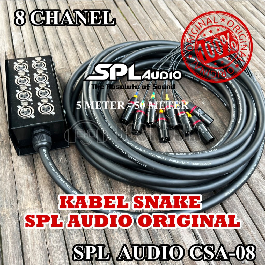 Kabel Snake SPL Audio 8chanel ORIGINAL - Kabel Snake SPL Audio 8ch CSA08 Plus BOX SNAKE