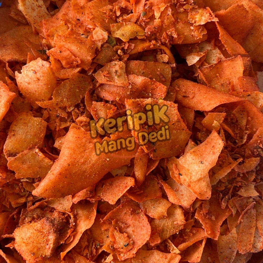 

KERIPIK SINGKONG KRIWIL 200 GRAM / KERIPIK KRIWIL BALADO DAUN JERUK 200 GRAM