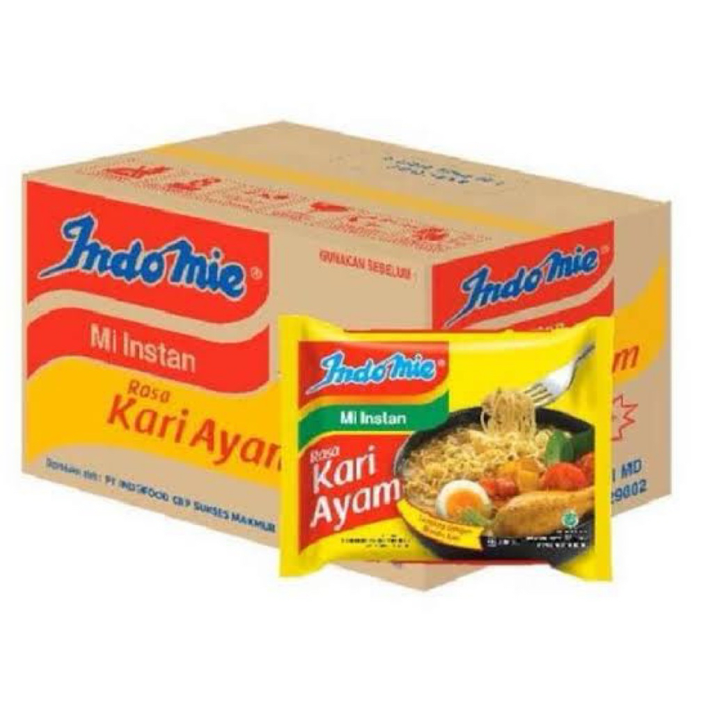 

INDOMIE KARI AYAM/ MIE KARI AYAM/ MIE REBUS/MIE INSTAN isi 40 pcs