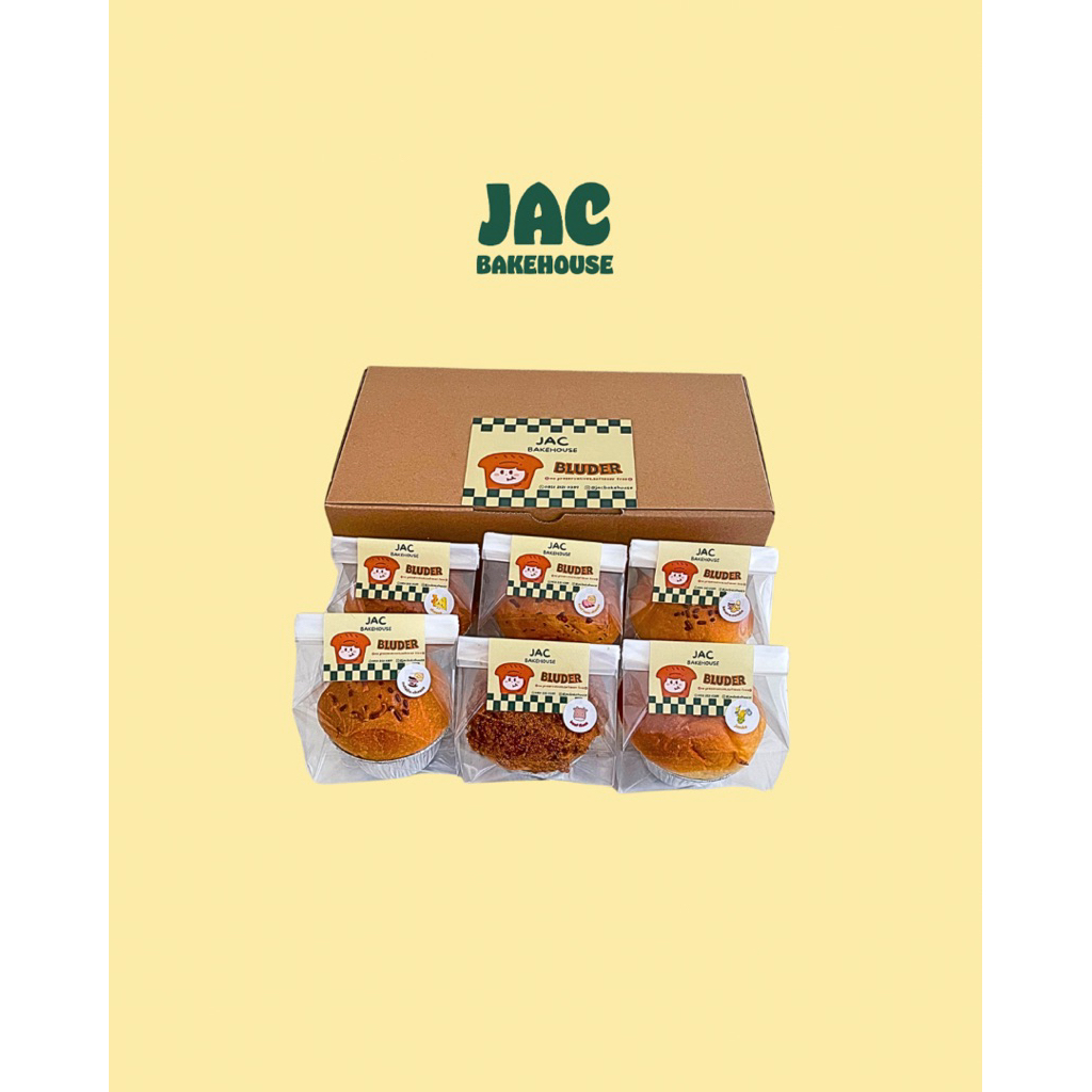 

Bluder Lembut JAC Package Box isi 6 || roti bloeder jadul
