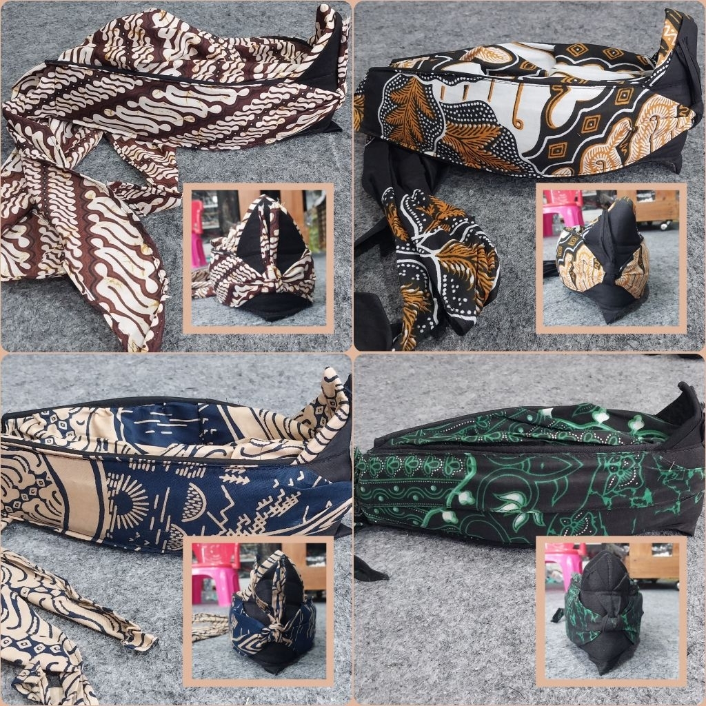 Udeng Batik ANAK Iket Kepala sunda Blangkon Jawa Kekinian