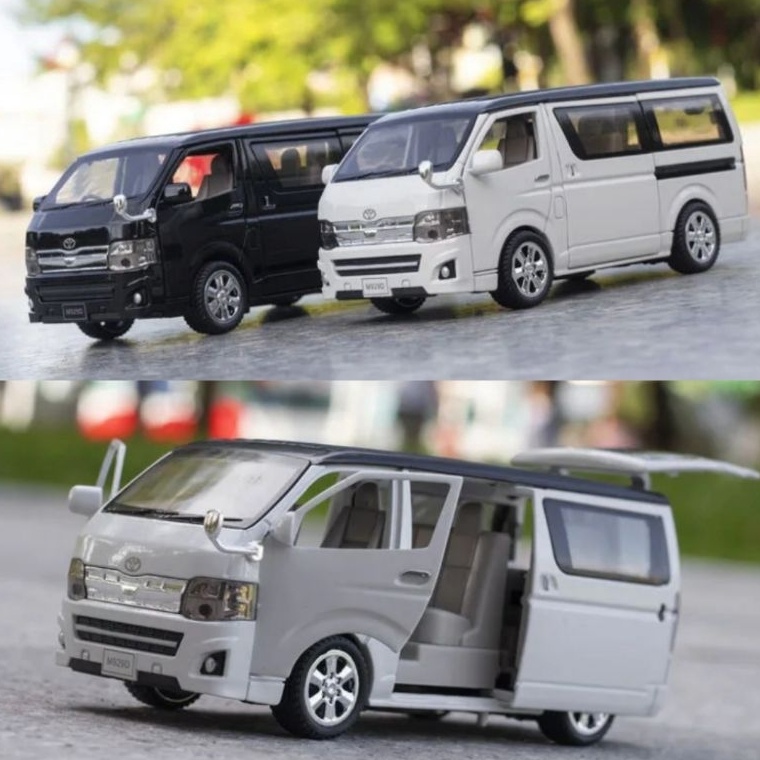 KODE V67C DIECAST MOBIL TOYOTA HIACE DIECAST MINIATUR CLASSIC METAL SERIES SKALA 132