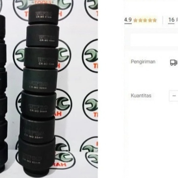 

Wipro Socket 3/4" 30mm - 60mm 6 PT / Mata Sock 3/4 " / kunci sock