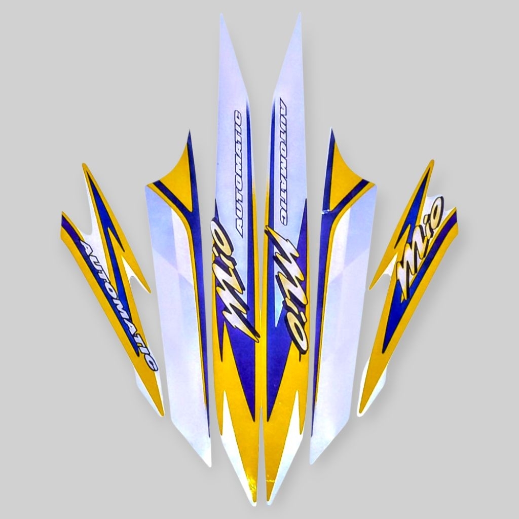 STRIPING YAMAHA MIO SPORTY 2004 PUTIH