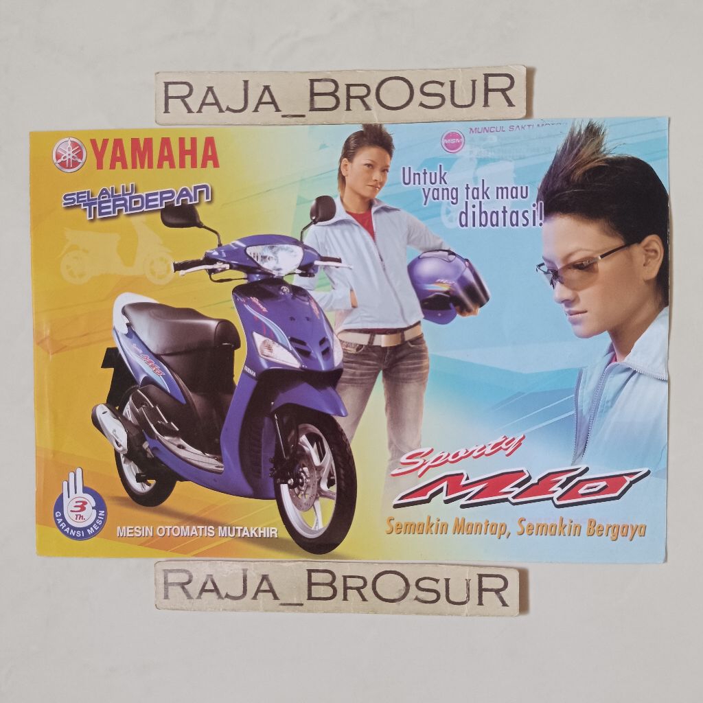 Poster brosur katalog flyer Yamaha Mio Sporty AL115C 2005