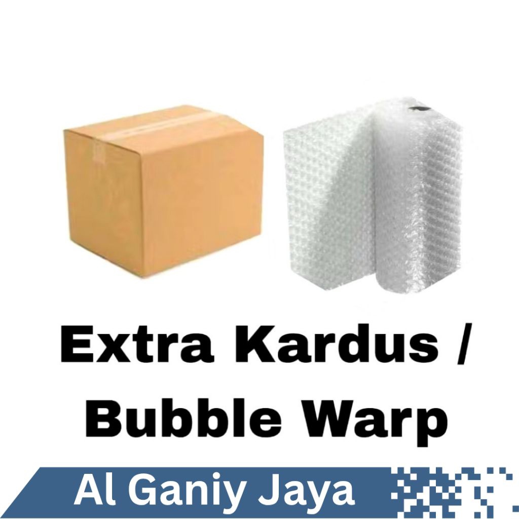 

Kardus Extra Tambahan Aman - Extra Bubble Wrap - Tidak Mudah Rusak Kemanan Lebih Terjamin