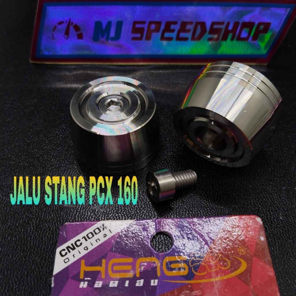 JALU STANG/BANDUL STANG  PCX 160 VARIO 160 BEAT DELUKE GENIO MODEL AA ORIGINAL STAINLESS HENG THAILA