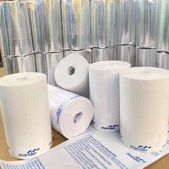 

Trendy Kertas Struk Thermal Logo Mandiri 57x4mm Paket 1 Roll