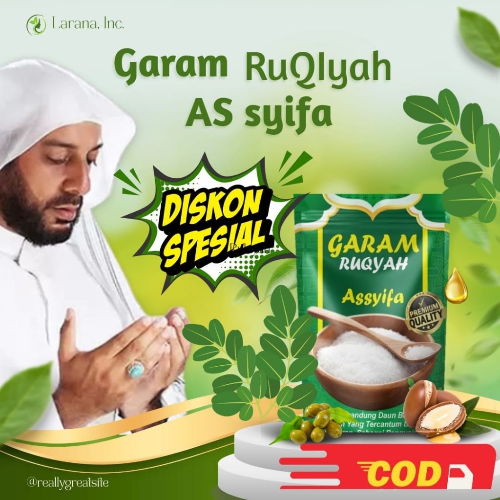 

Garam Rukyah Assyifa 100 gram Garam Ruqiyah original Garam Ruqiyah Asli