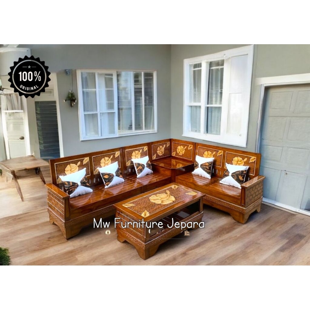 Kursi Tamu Sudut Jati Kursi Jati Minimalis Set Kursi Tamu Murah Jepara Set Kursi Tamu Minimalis