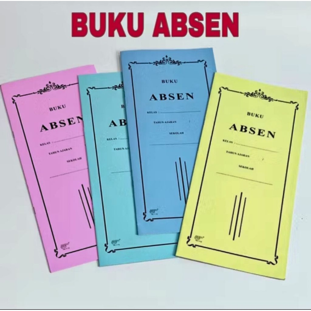 

Buku Absen Besar Merek BONNEX Ukuran 14x30cm Hvs