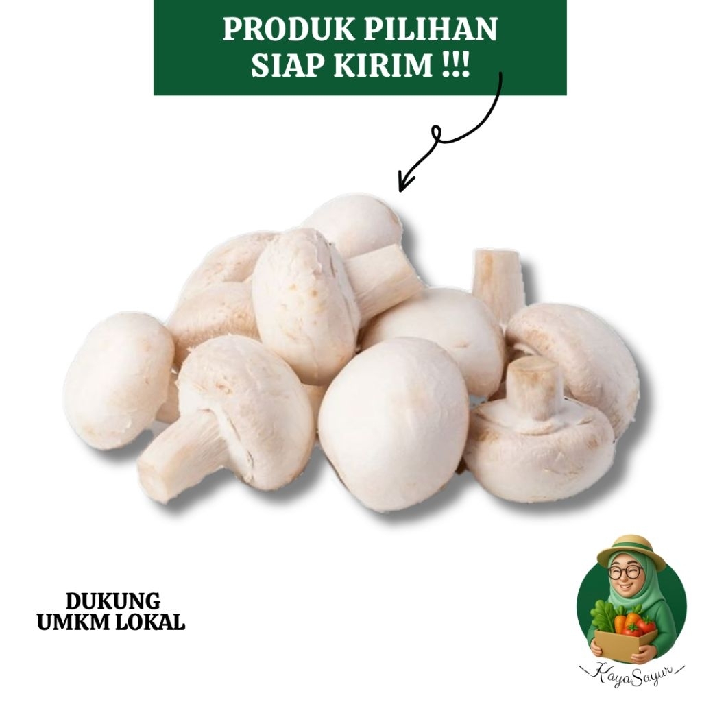 

Jamur Campignon Jamur Kancing 1/4kg