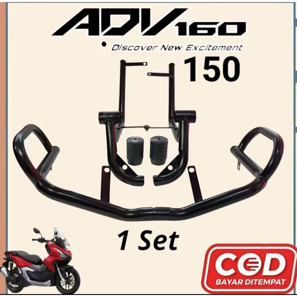 crasbar pengaman body samping ADV 150 160 FULLSET