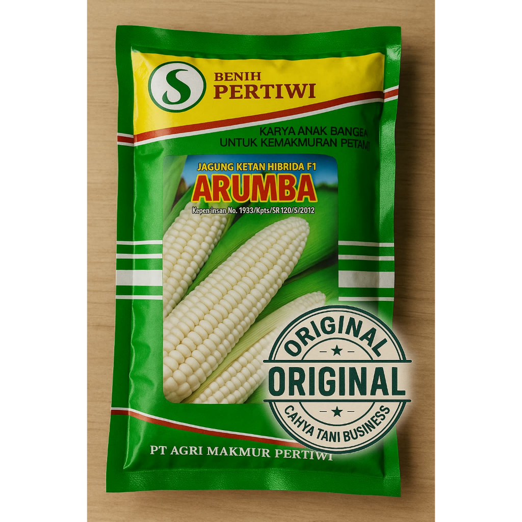 

BENIH UNGGUL !!! Benih / bibit jagung putih pulut manis ARUMBA jagung arumba 250 gr dari benih pertiwi jagung ketan manis arumba pertiwi