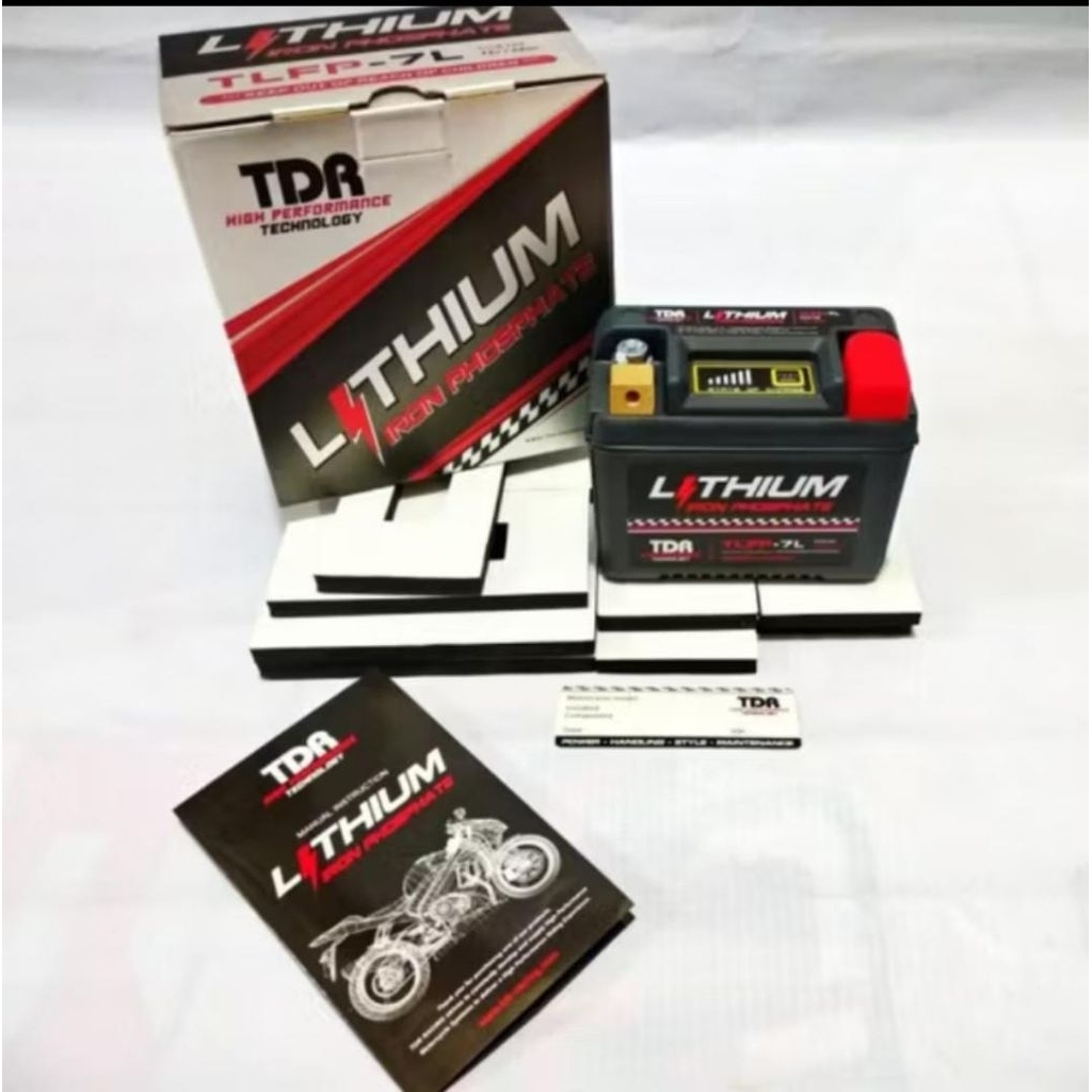 Aki TDR Lithium Battery TLFP-7L 12V
