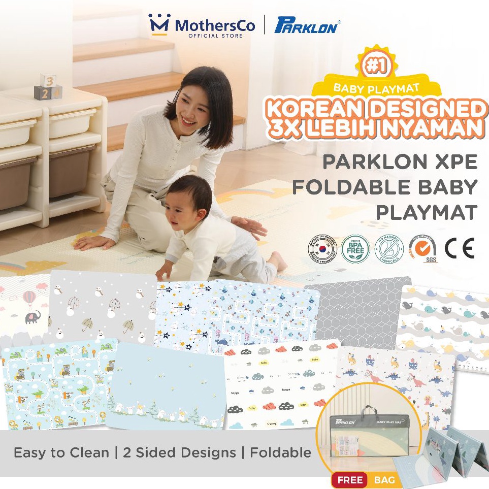KODE G94G Parklon XPE Fold Playmat 15x2cm 18x2cm  Playmat Lipat  Karpet Lipat Bayi  Playmat Bayi Teb