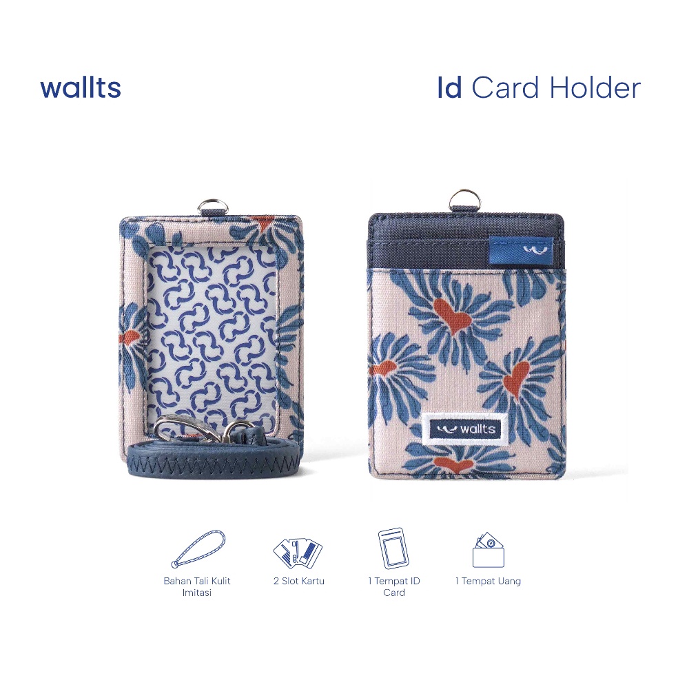 

KODE Q9Y Wallts Aiken Motif Lanyard Name Tag Id Card