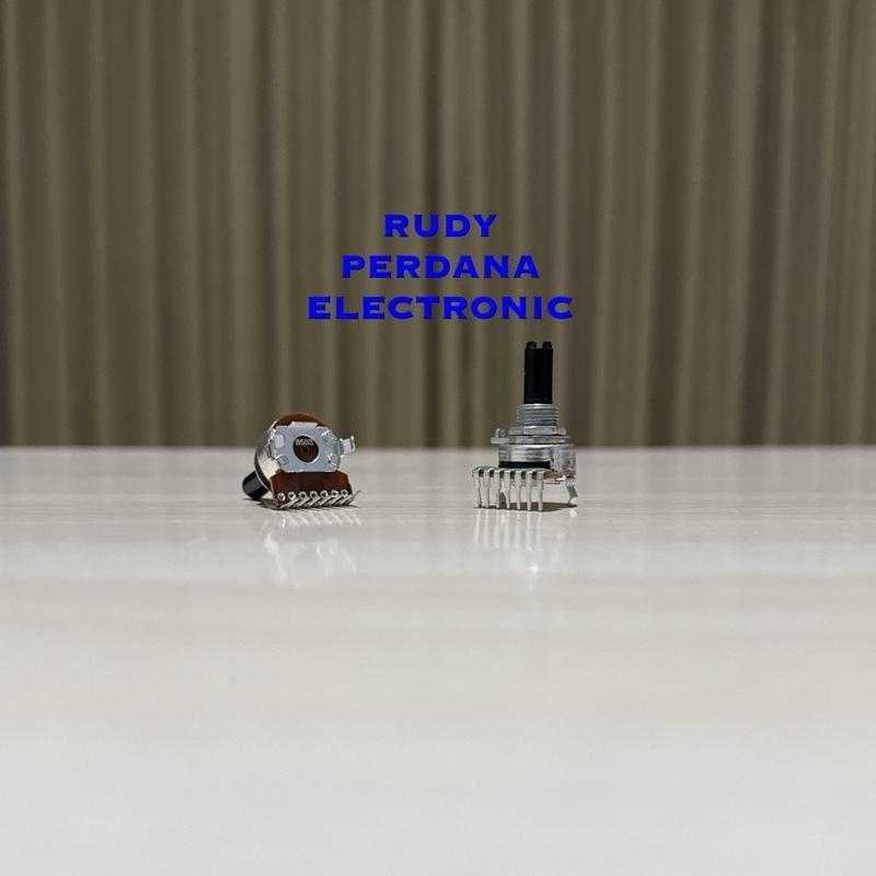 POTENSIO 50K 50 K OHM Ω B503 STEREO 7P 7 PIN KAKI TEKUK DRAT MUR BAUT POLYTRON