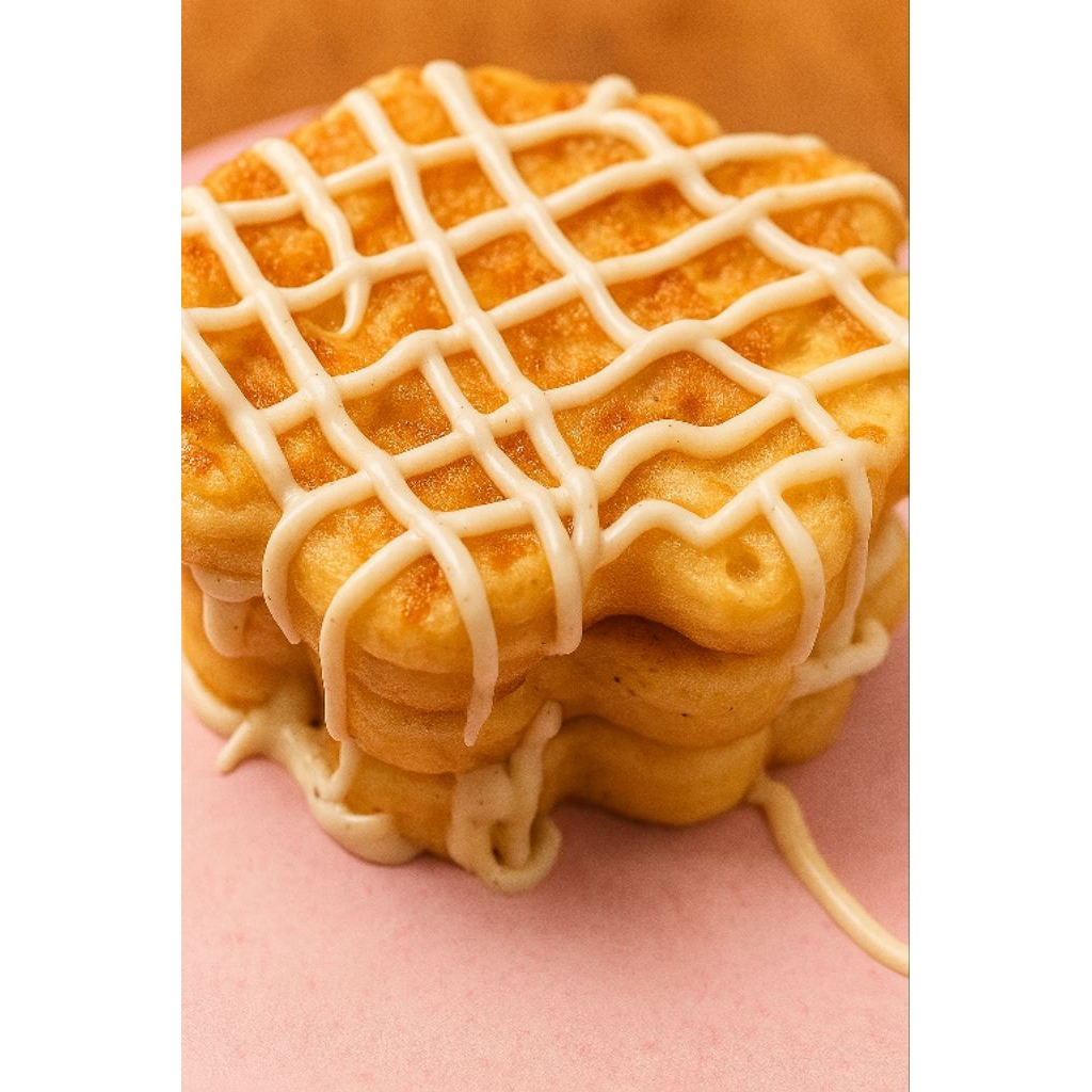 

Waffle Frozen Ready to Eat isi 2 loyang plus topping