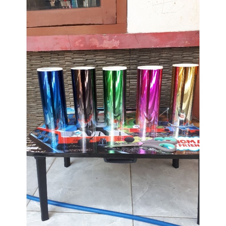 KACA FILM MOBIL PELANGI KACA FILM PELANGI 1Roll lebar 2cm KODE F3Y5