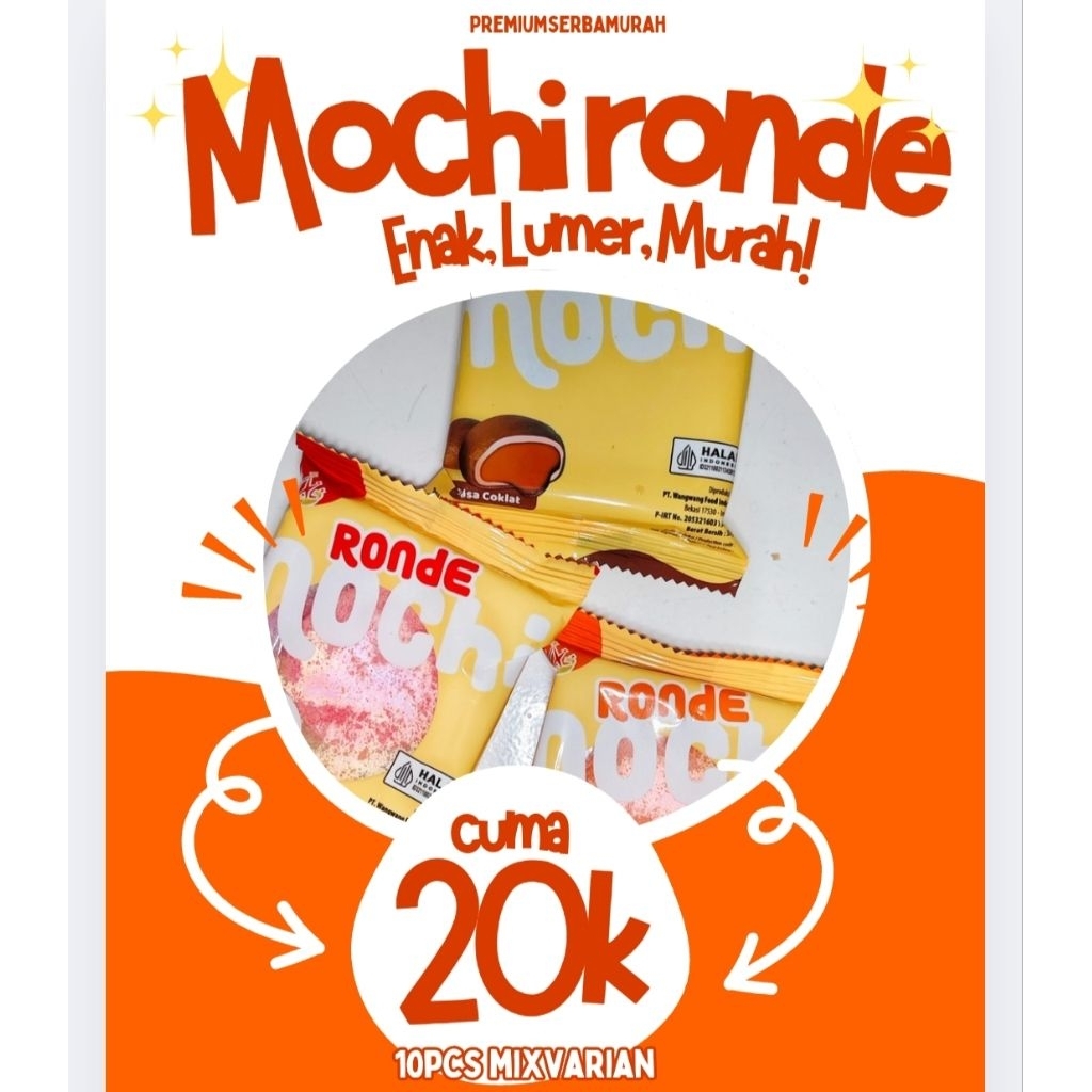 

TERBARU!! MOCHI RONDE 12PCS MIXVARIAN