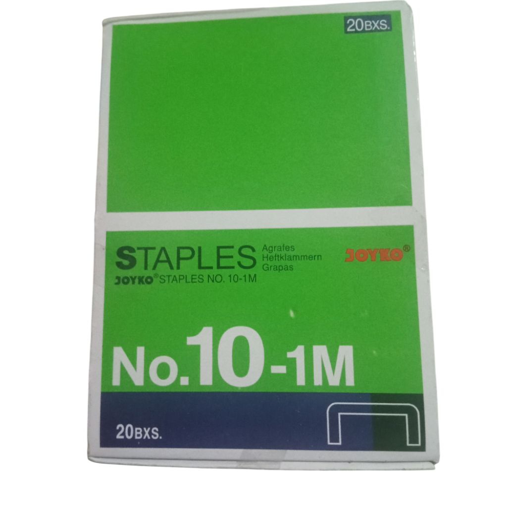 

isi Staples jayko NO.10-1M.untuk dus dan kertas