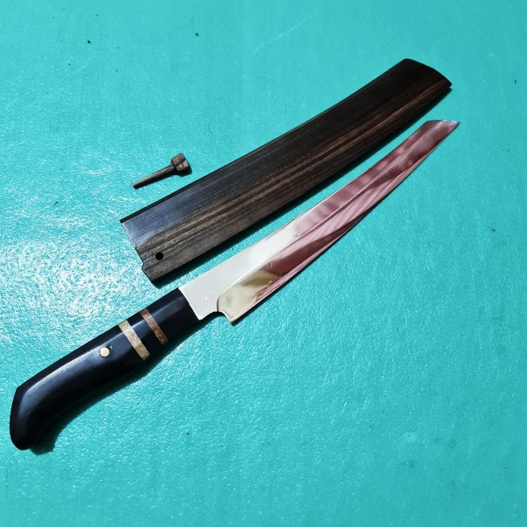 Pisau Sembelih Bandung AH Blade Chef Design Pisau Daging untuk Qurban