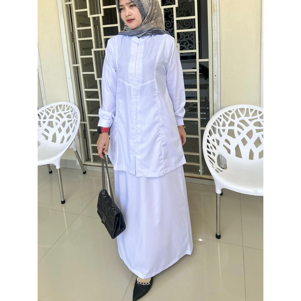 Set Rok/Stelan Rok Dinkes/Nakes Baju Kerja Dinas Kesehatan Bahan Toyobo Fodu Original