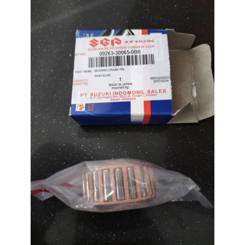 Bearing laher pen stang seher Suzuki satria fu 150 karbu satria fu fi injeksi GSX 150 original SGP