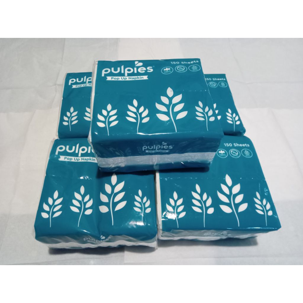 PULPIES TISSUE POP UP NAPKIN – 150 Sheet