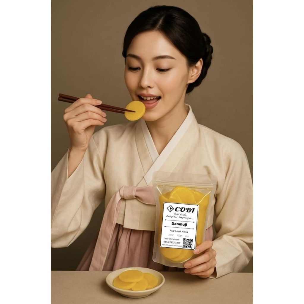 

Danmuji Acar Lobak Kuning Korea 250gr / 500gr / 1kg