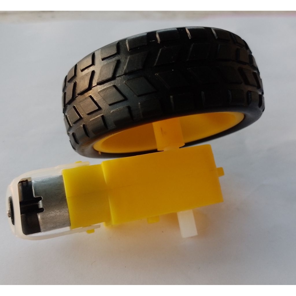 DC GearBox Motor Mainan Edukasi Dengan Roda