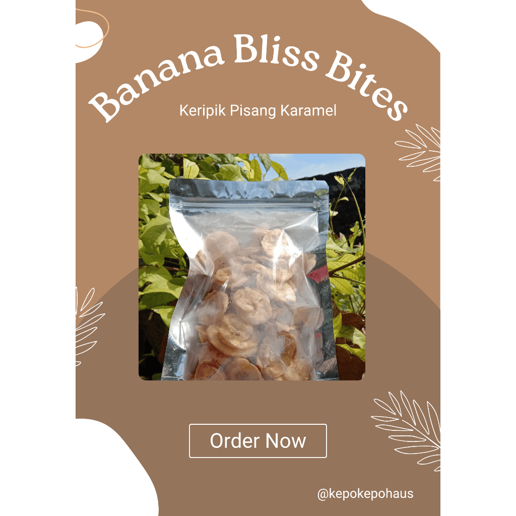 

Banana Bliss Bites – Keripik Pisang Karamel