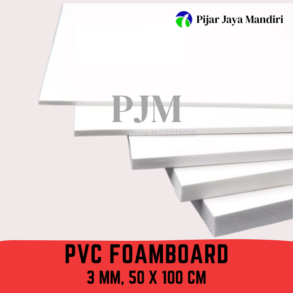 

PVC Foamboard / PVC Board 3mm Ukuran 50x100 cm 50x50 cm