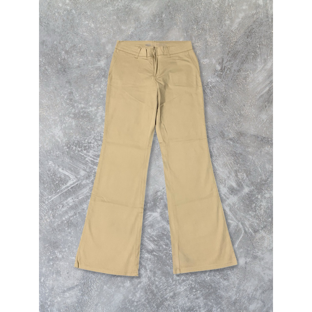 DCKS Women Work Pants Khaki Second - Celana Kerja Wanita Polos - Bootcut/Cutbray