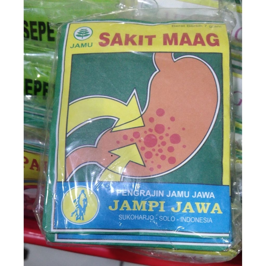 

Jamu Jawa Sakit Magh Sakit Perut serbuk Ginseng Super isi 10 sachet