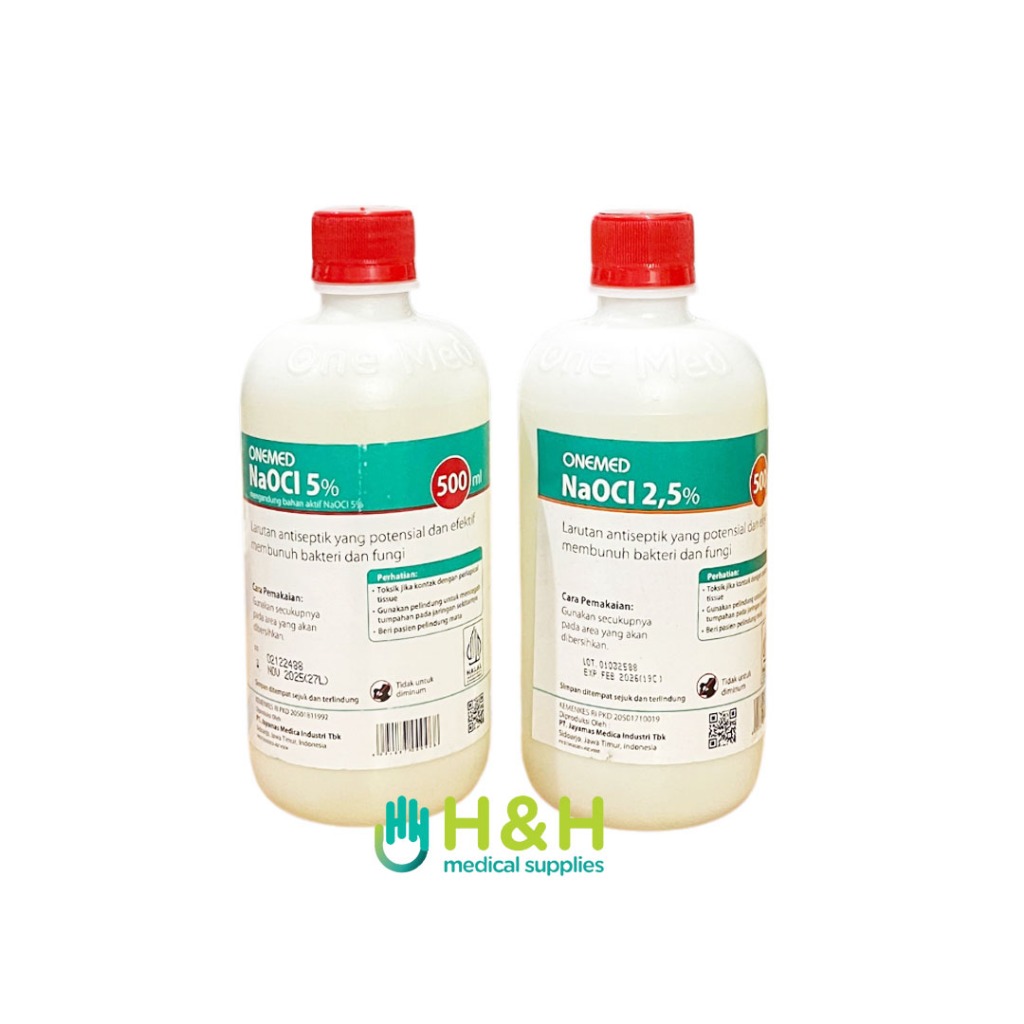 NaOCl 2.5% NaOCl 5% / Cairan Dental