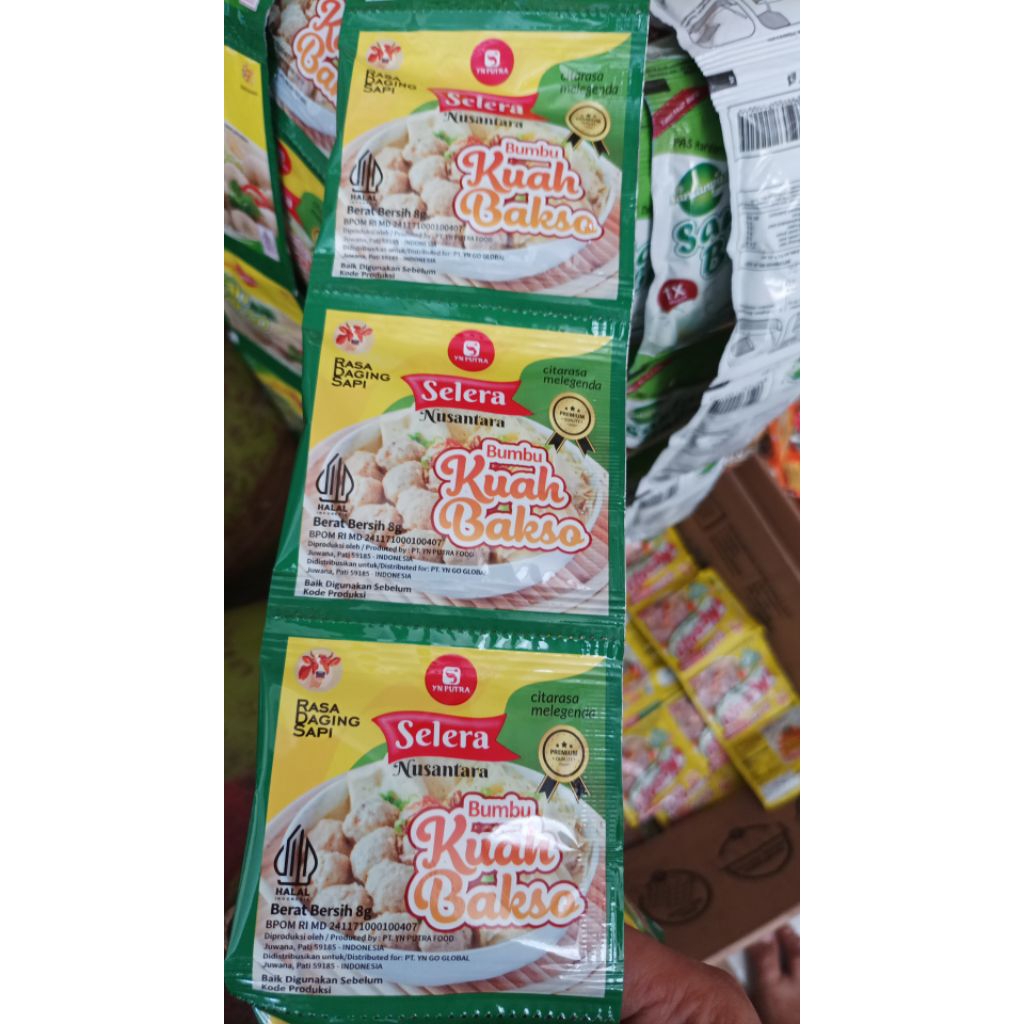 

(1 renteng) Kuah Bakso Selera isi 12 pcs