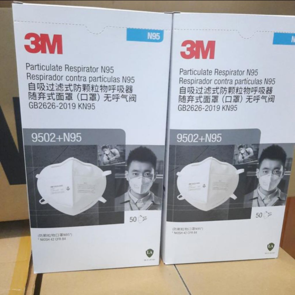 Masker 3m 9502+ n95 isi 50 pcs