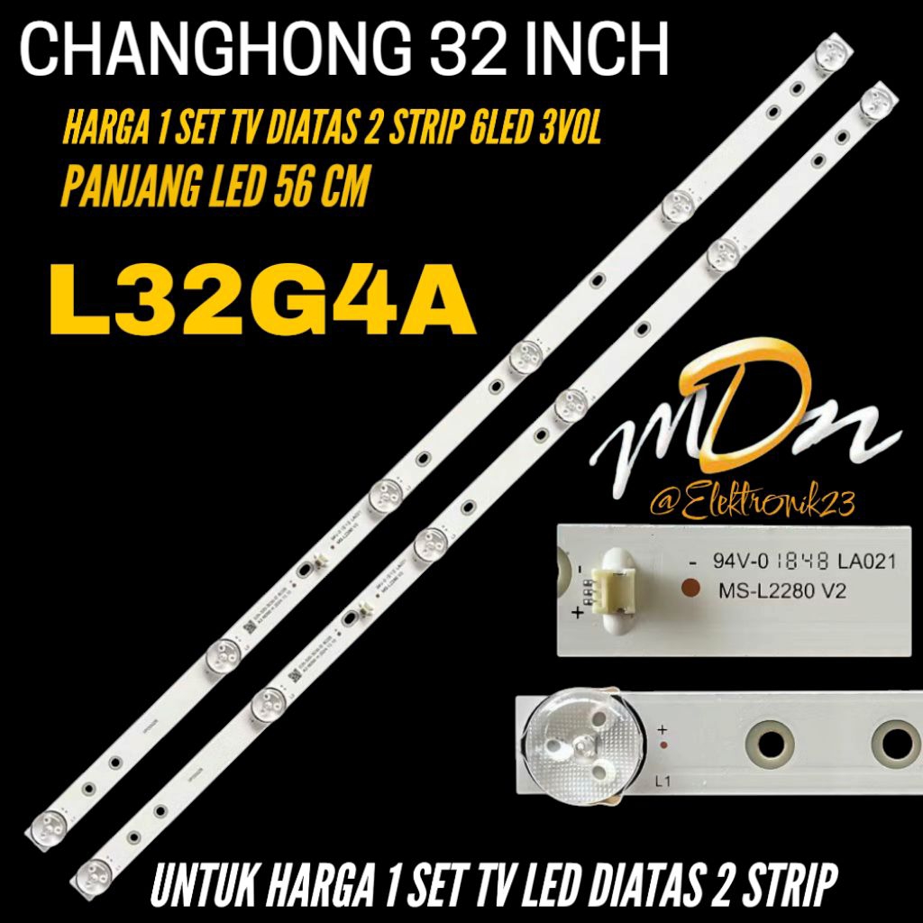 BACKLIGHT TV LED CHANGHONG 32 INCH L32G4A BACKLIGHT TV CHANGHONG 32 INCH