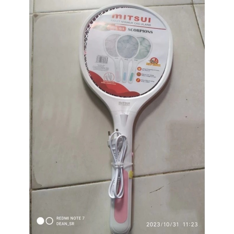 Mitsui Raket Nyamuk MRL 61 Pembasmi nyamuk Listrik
