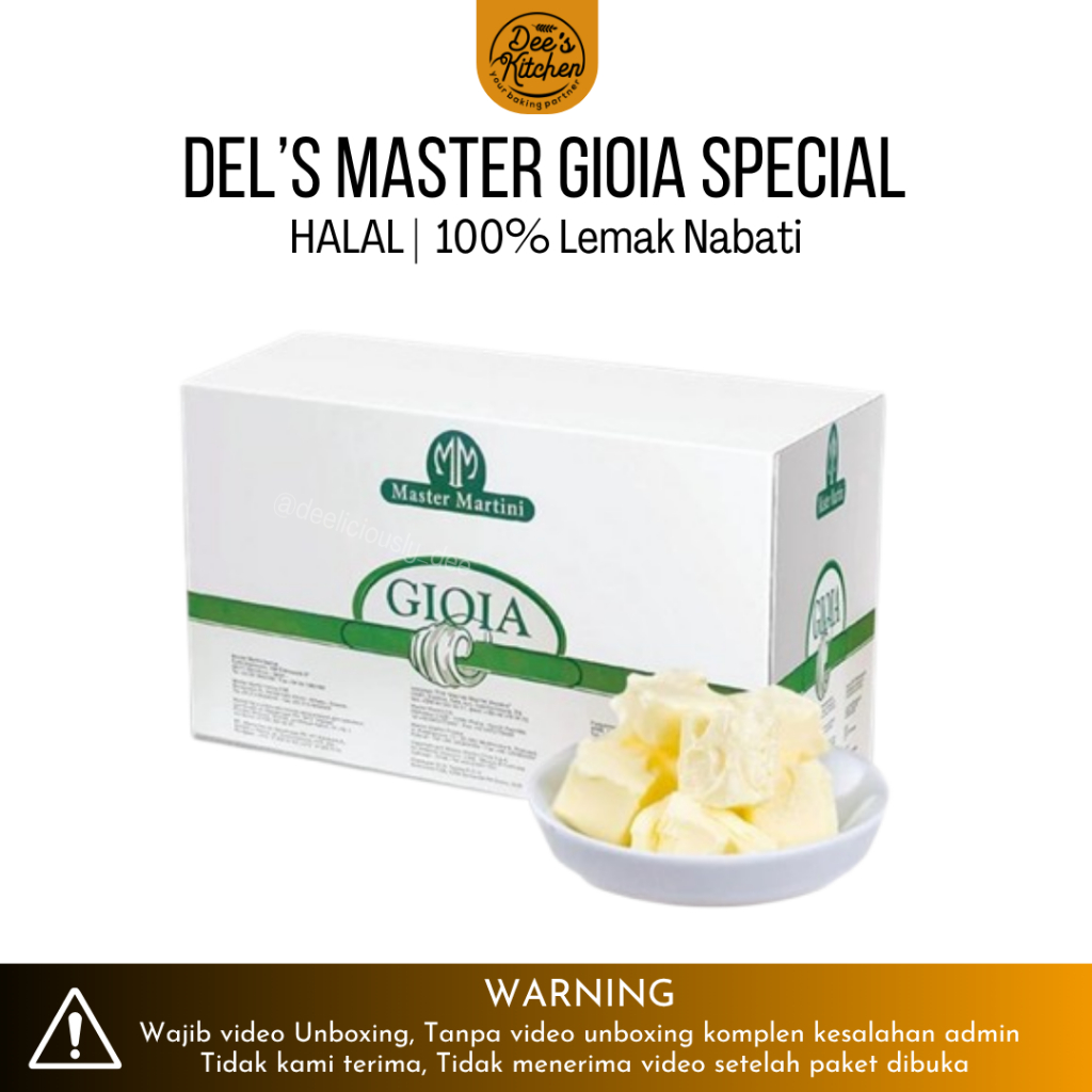 

[500gr] DELS MASTER GIOIA SPECIAL VEGAN CAKE MARGARIN
