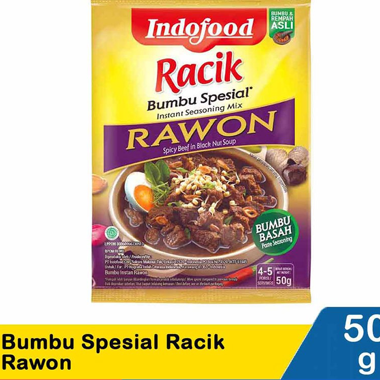 

indofood bumbu spesial racik rawon 50g