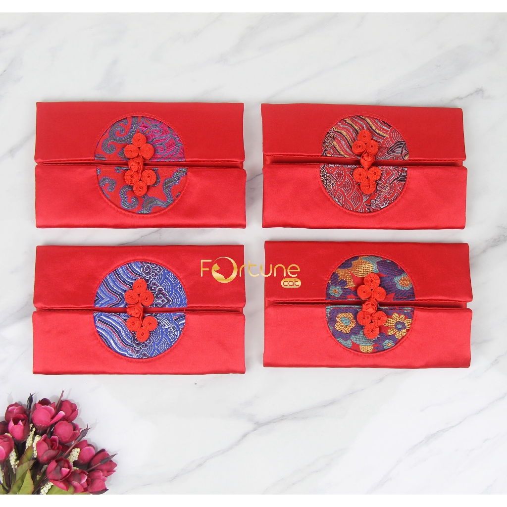 

HJK Angpao Kain Imlek 2026 Fu Dompet Tebal Premium Model Terbaru