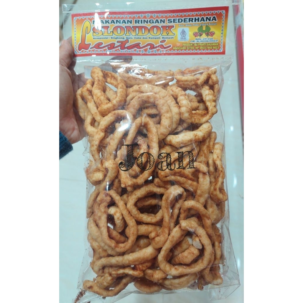 

SLONDOK LESTARI O 245gr / Camilan & Oleh Oleh Khas Magelang Jogja Solo